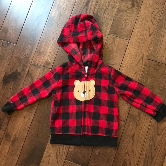 Bundle of Winter Boys Sweater Hoodie Vest Size 12M - Picture 4 of 7